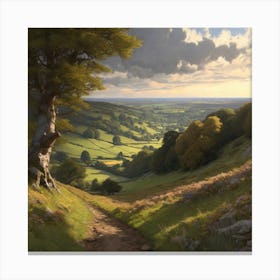 Landscape Painting 15 Canvas Print