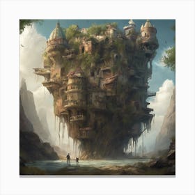 Fairytale Castle 2 Canvas Print