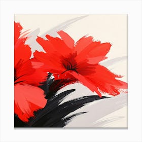 Red Flowers Canvas Print