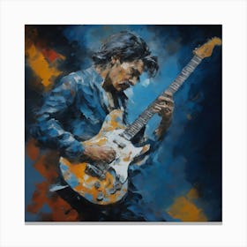 Stevie Ray Vai Canvas Print