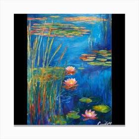 Water Lilies 6 Canvas Print