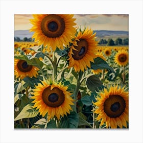 Sunflowers Canvas Print