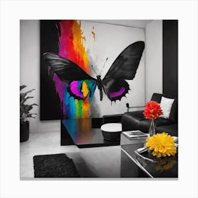 Butterfly Painting 2 Canvas Print