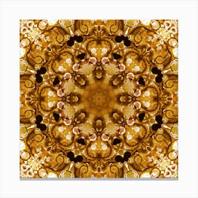 Abstraction Golden Sun 2 Canvas Print