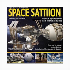 Space Station France Canvas Print