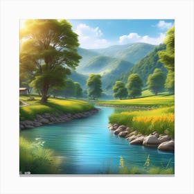Landscape Wallpaper Hd Canvas Print