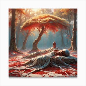 Dead In The Forest Canvas Print