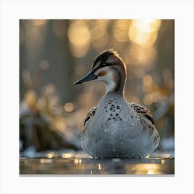 Summer Swan Canvas Print