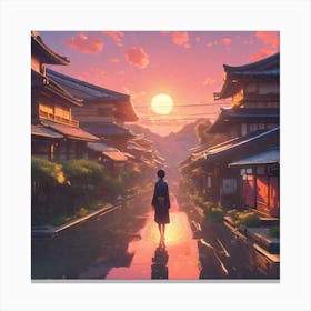 Kawaii Canvas Print