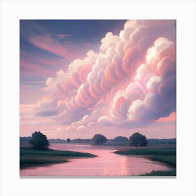 Cloudy Sky Canvas Print