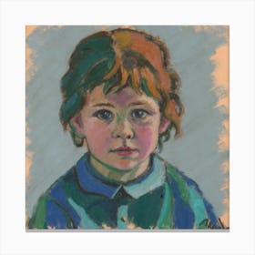 Portrait Of A Child Canvas Print