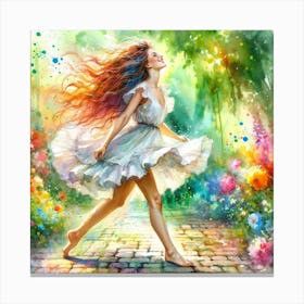 Flower Dancer Canvas Print