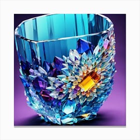 Crystal Vase Canvas Print
