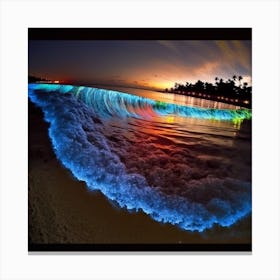 Luminous Wave Canvas Print