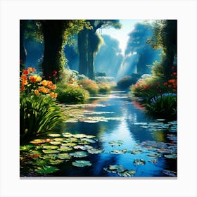 Lily Pond 1 Canvas Print