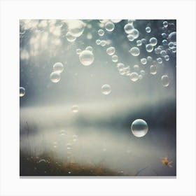 Bubbles float Canvas Print