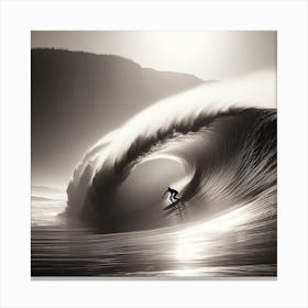 A man surfing 1 Canvas Print