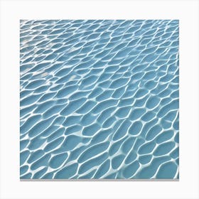 Surface Of A Pool Canvas Print