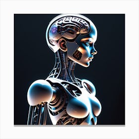 Robot Woman 43 Canvas Print