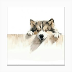 Husky Dog 4 Canvas Print