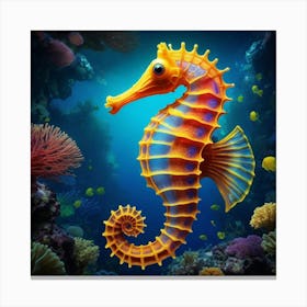 Seahorse 6 Canvas Print