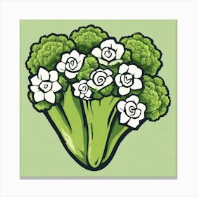 Bouquet Of Broccoli Canvas Print