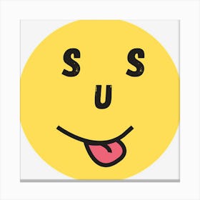 Sus Face Canvas Print