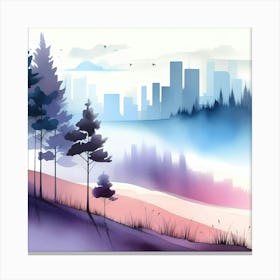 Landscape Painting 64 Canvas Print