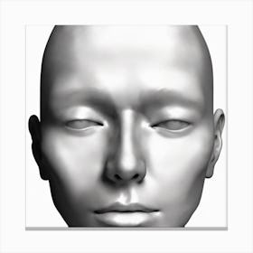 Mannequin Head Canvas Print