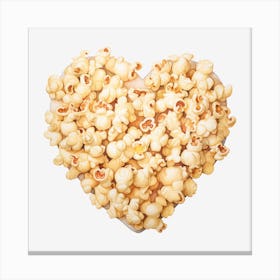 Heart Of Popcorn 15 Canvas Print