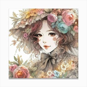 Victorian Girl 2 Canvas Print