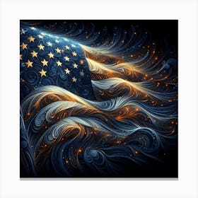 Usa Flag Canvas Print