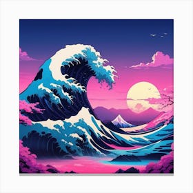 Great Wave Off Kanagawa 4 Canvas Print