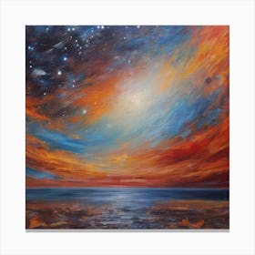 Sky At Night Canvas Print