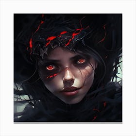 Dark Beauty Canvas Print