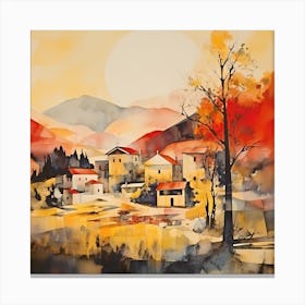 Abstract Vignettes: Italian Odyssey Canvas Print