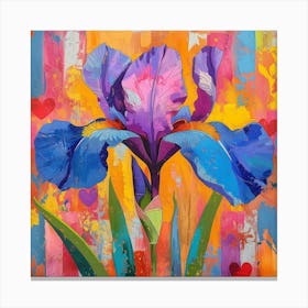 Elegant Iris Canvas Print