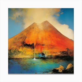 The Volcano Canvas Print