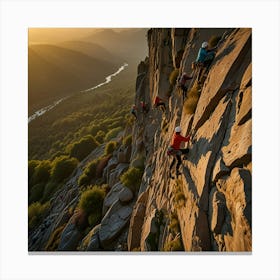 Sunset In The Mountains 1 Canvas Print