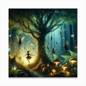 Fairies dancing 2 Canvas Print