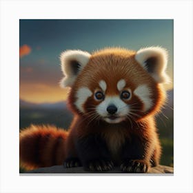 Red Panda Canvas Print