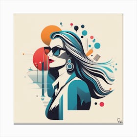 Fashion Illustration 2 Canvas Print