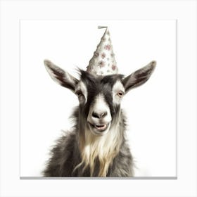 Birthday Goat 3 Canvas Print