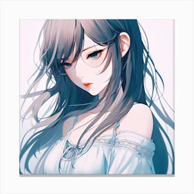 Anime Girl (53) Canvas Print