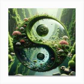 Yin Yang 1 Canvas Print