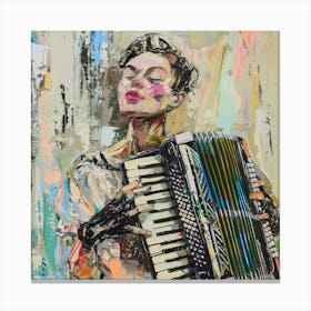 Accordion Player 1 Canvas Print