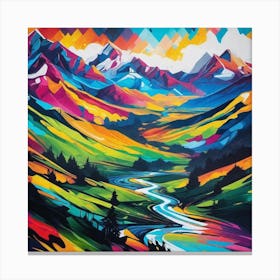 Rainbow Valley Canvas Print