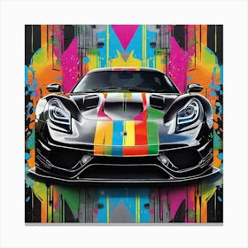 Porsche Gt1 Canvas Print