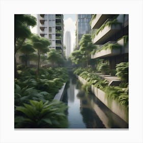 Shanghai Cityscape Canvas Print