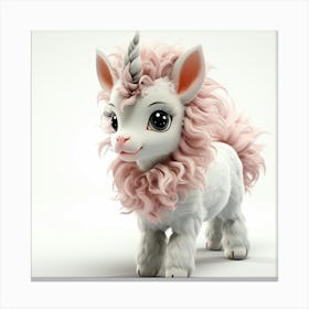 Cute Unicorn 865 Canvas Print